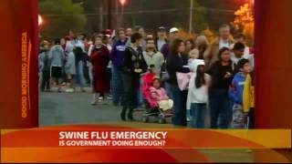 Swine Flu Declared a National Emergency [upl. by Salchunas]