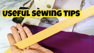 USEFUL Sewing tips  Stitching hacks  palta lagany ka tarika [upl. by Ainod]