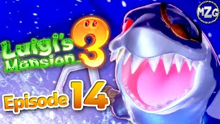 Captain Fishook Boss 12F The Spectral Catch  Luigis Mansion 3 Gameplay Walkthrough Part 14 [upl. by Tibbs]