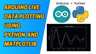 Plot Arduino data using Python amp Matplotlib  Arduino PySerial Tutorial  circuiTician [upl. by Lund]