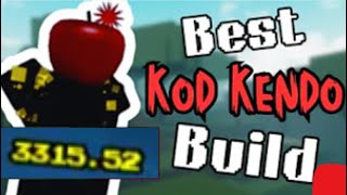 pilgrammed updated best kod kendo build 33k dmg [upl. by Ahsitaf]