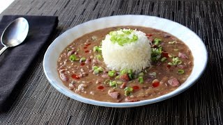 RED BEANS Recipe  Cajun Red Beans And Rice  Louisiana Style Red Beans Recipe [upl. by Lisab]