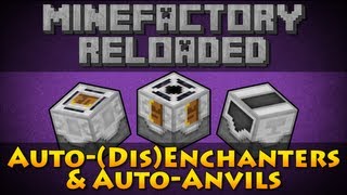 MineFactory Reloaded  AutoDisEnchanters amp AutoAnvils [upl. by Atoiyanap394]