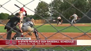 Arkansas State reveals 2024 baseball schedule [upl. by Sylirama]