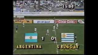 ARGENTINA vs URUGUAY Primer tiempo  1986 FIFA World Cup Octavos de final [upl. by Carlo808]