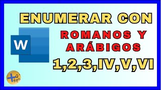 Cómo ENUMERAR PÁGINAS con NÚMEROS ROMANOS y ARÁBIGOS en WORD [upl. by Paloma633]