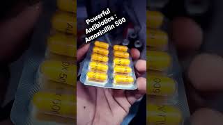 Powerful Antibiotic  Amoxicillin Capsule 500250mg  How to USE  trending shorts amoxicillin [upl. by Scharaga]