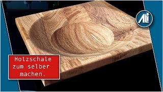 ✅Holzschale selber machen  Die passende Vorrichtung ⎮ Ganz einfach ⎮DIY [upl. by Willyt]