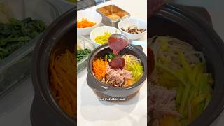 Definitely nothing bland or boring here😍👏 healthyeating koreanfood dolsotbibimbop [upl. by Trenton]