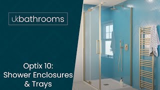 OPTIX 10 by Crosswater Shower Enclosures and Trays [upl. by Conchita262]