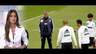 Sara Carbonero en La Jugada Televisa quotMourinho tiene muchos frentes abiertos en el Madridquot [upl. by Milas]