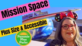 Mission Space  Fat Friendly Epcot  Plus Size Ride Review  Accessible  Sensory [upl. by Airdni660]