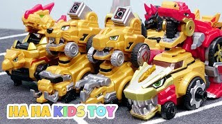 Dino Core The Strongest Dinosaur Robot Toy Ultimate DBuster TRex Transformation Play  HaHaKidsToy [upl. by Faber471]