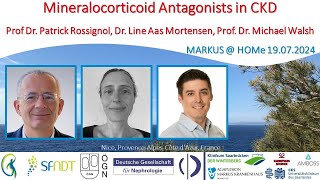 Mineralocorticoid Antagonists in CKD  Prof P Rossignol Dr L A Mortensen Prof M Walsh [upl. by Bobseine187]