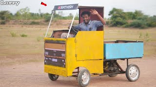 Making Mini Lorry 💯 Hydraulic Tipper  விவசாயத்திற்கு இலவசம் Sathish [upl. by Drageruaeb]