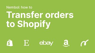 How to import orders into Shopify auto transfer eBay Amazon Etsy WooCommerce orders to Shopify [upl. by Marieann]