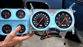 7387 Square Body Instrument Cluster Install [upl. by Blasius]