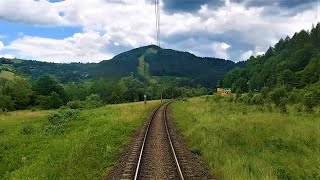 Krynica Zdrój  Nowy Sącz TLK Małopolska Rearview [upl. by Durante705]