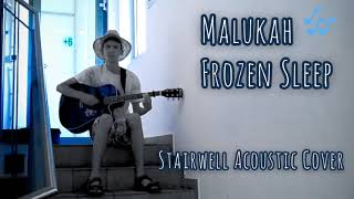 Malukah  Frozen Sleep Acoustic Cover in a Stairwell [upl. by Enar]