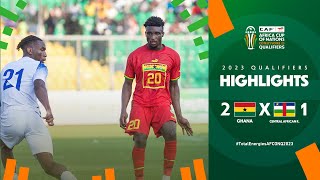 Ghana 🆚 Central African R  Highlights  TotalEnergiesAFCONQ2023  MD6 Group E [upl. by Alrzc452]