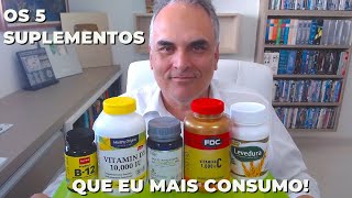 Os 5 suplementos que eu mais consumo  Dr Marco Menelau [upl. by Chrysler]