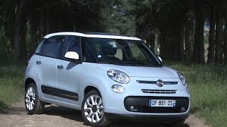 Essai Fiat 500L 16 Multijet 120 Lounge 2014 [upl. by Zenda]