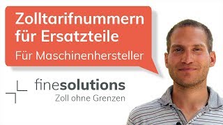 Zolltarifnummern Schweiz für Ersatzteile finesolutionsBlog [upl. by Htinek]