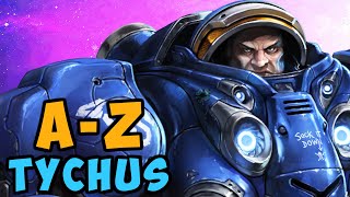 Tychus A  Z  Heroes of the Storm HotS Gameplay [upl. by Toiboid]