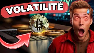 CRYPTO  BITCOIN amp ETHEREUM  LA VOLATILITÉ ARRIVE  😱 [upl. by Nivk474]