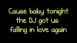 DJ Got Us Falling in Love  Usher Lyrics ft Pitbull [upl. by Nolaf]