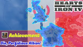 Hoi4 Achievement Guide 2  Die Perfidious Albion  Timelapse  Speedrun [upl. by Alle]