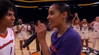 Skylar DigginsSmith postgame sideline interview [upl. by Myrtia]