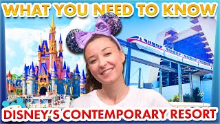 What You Need To Know Before You Stay At Disneys Contemporary Resort [upl. by Leong]