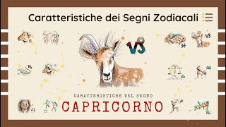 ♑ Caratteristiche del Segno Zodiacale Capricorno [upl. by Enayr305]