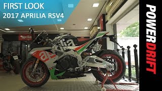 Aprilia RSV4 RF 2017  First Look  PowerDrift [upl. by Reinaldo]