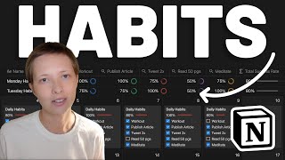 Notion for Habits How To Build A Habit Tracker In 2022 free template [upl. by Tezile180]