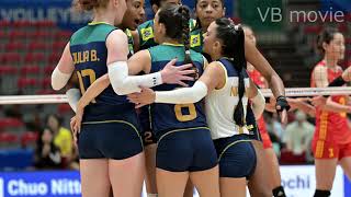 Seleção Brasileira feminina de vôlei prática e jogoVNL [upl. by Ratib941]