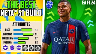 BEST LVL 60 META STRIKER BUILD EA FC 24 Pro Clubs [upl. by Kenny893]