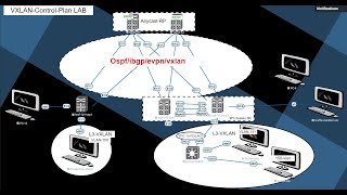 vxlan Control Plan theory and LAB PART1 OSPFMulticastIBGPEVPNVXLAN [upl. by Neehsuan137]