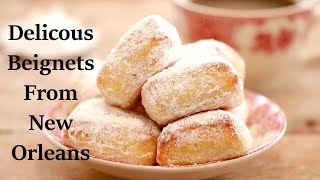 Homemade New Orleans BEIGNETS Recipe [upl. by Ellebanna185]