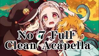 Toiled Bound Hanako Kun Op Full No° 7 by Jibaku Shonen Band Clean Acapella [upl. by Eon766]