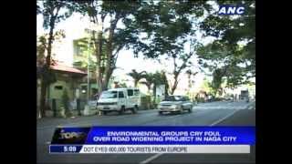 Eco groups cry foul over Naga road widening project [upl. by Reiss]