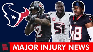 Texans NEWS FLASH Christian Harris Injury Update Revealed  Nico Collins amp Will Anderson Jr Status [upl. by Hsot]