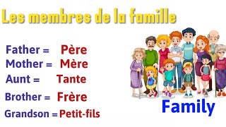 Les membres de la famille en Anglais 📝 Family members [upl. by Oiceladni]