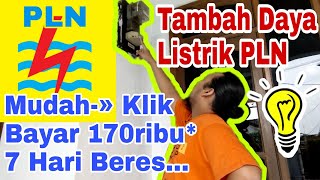 INTIP CARA MUDAH TAMBAH DAYA LISTRIK PLN RESMI CEPAT MURAH [upl. by Nimesay]