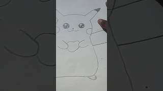 pikachu dancing on the floor  draw pikachu easy  pikachu easy drawing  pokemon song [upl. by Asihtal]