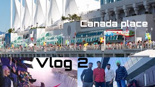 Canada Place  Vancouver  British Columbia  Flyover CanadaIceland vlog 2 [upl. by Yttiy]