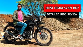 2023 Royal Enfield Himalayan BS7 Detailed Ride Review  Better than Adv 390 amp Xpulse 200 [upl. by Abdel]