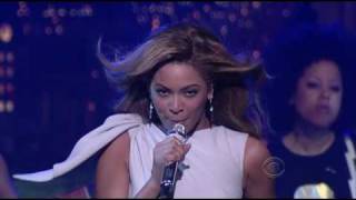 Beyoncé Knowles  Halo Live  The Late Show with David Letterman [upl. by Shaine]