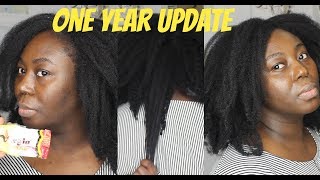 Virgin hair fertilizer 1year Update Did my hair Grow No makeup [upl. by Reyem]